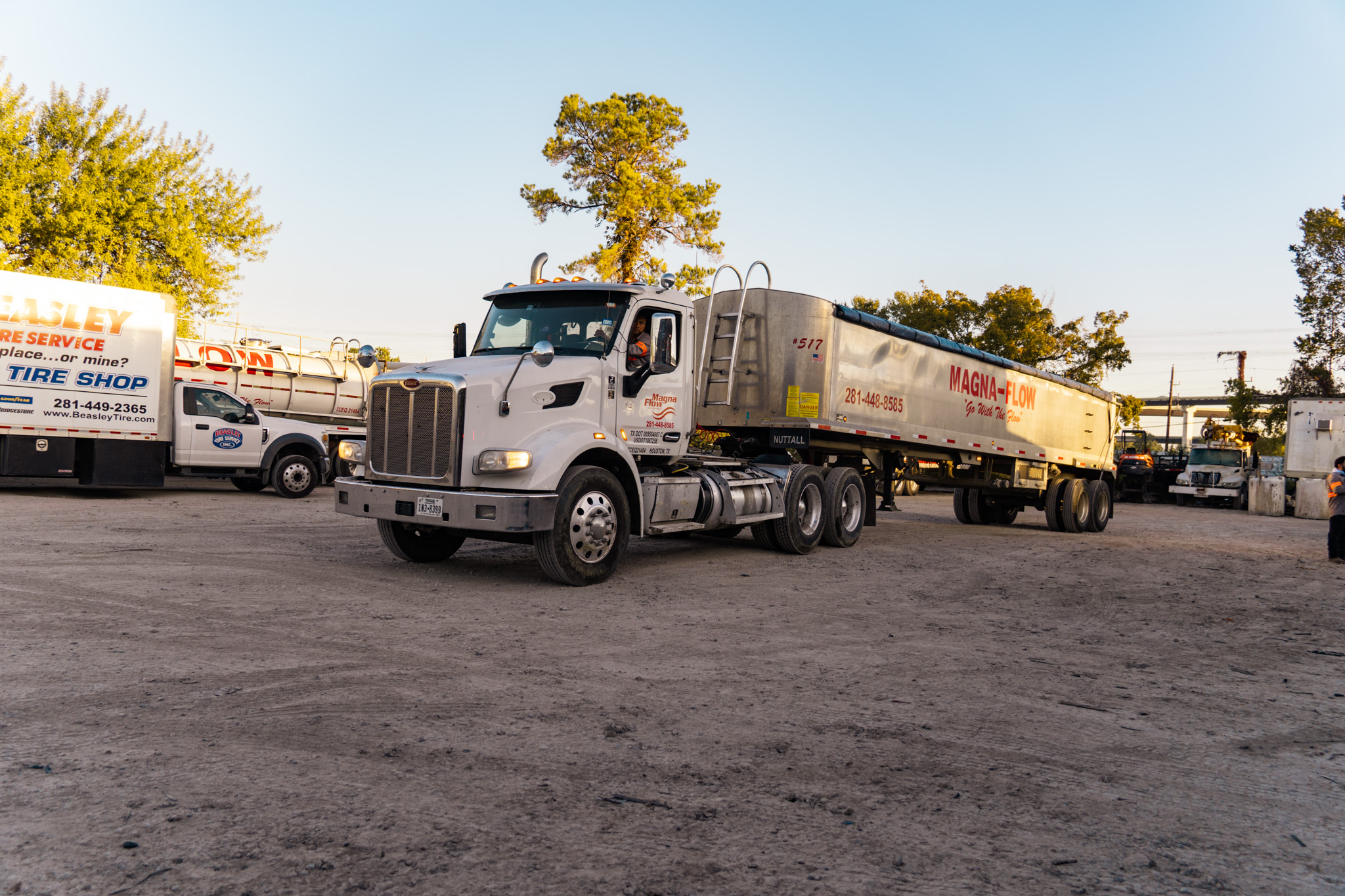 Sludge dewatering and solids handling services in Houston