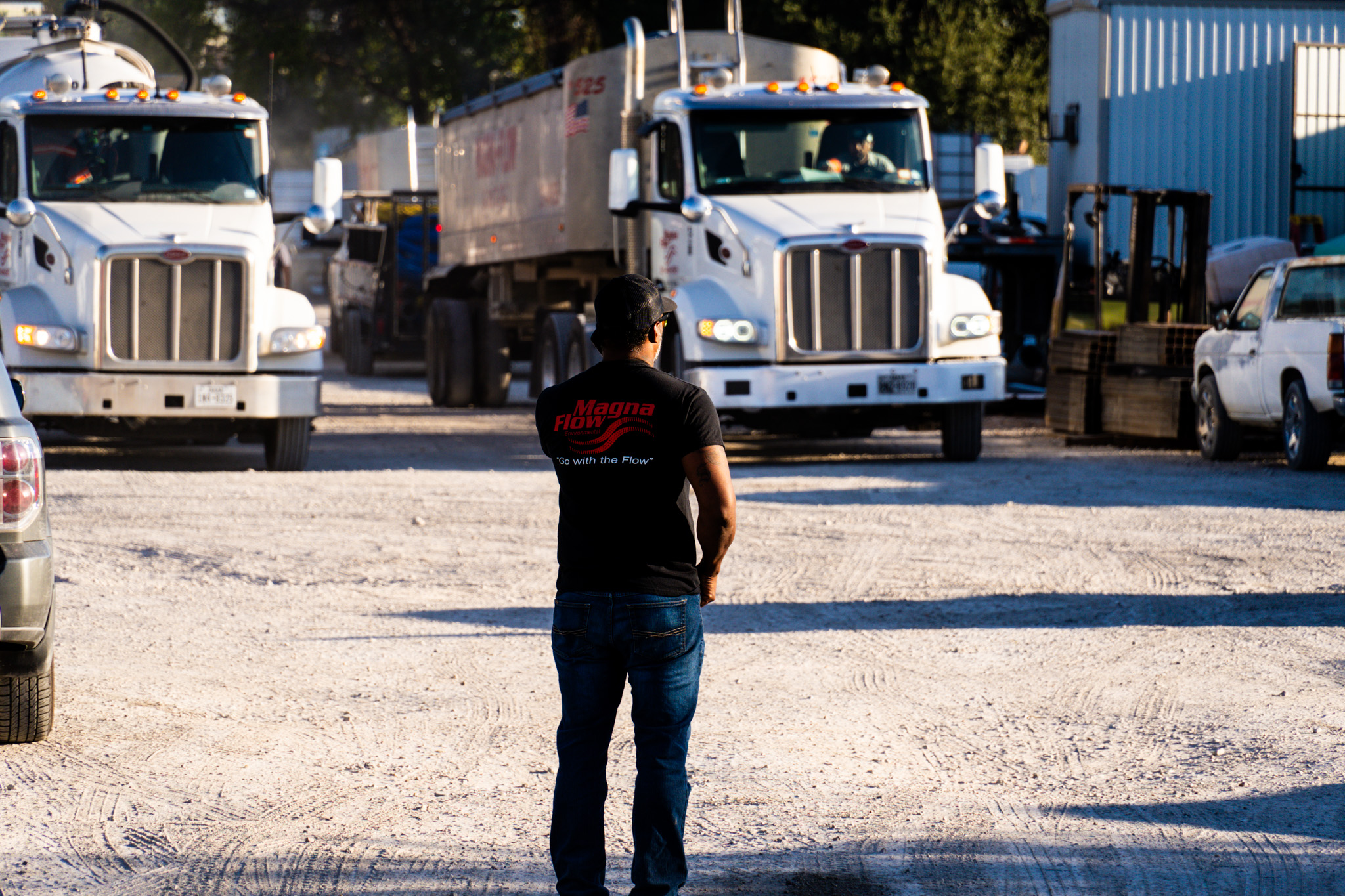 Wastewater disposal receiving and hauling support