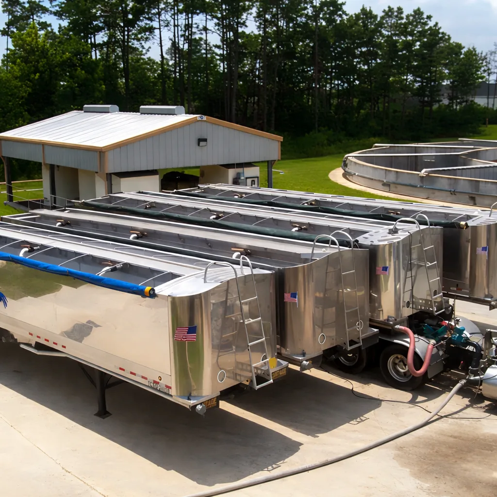 On-site sludge dewatering and volume reduction support