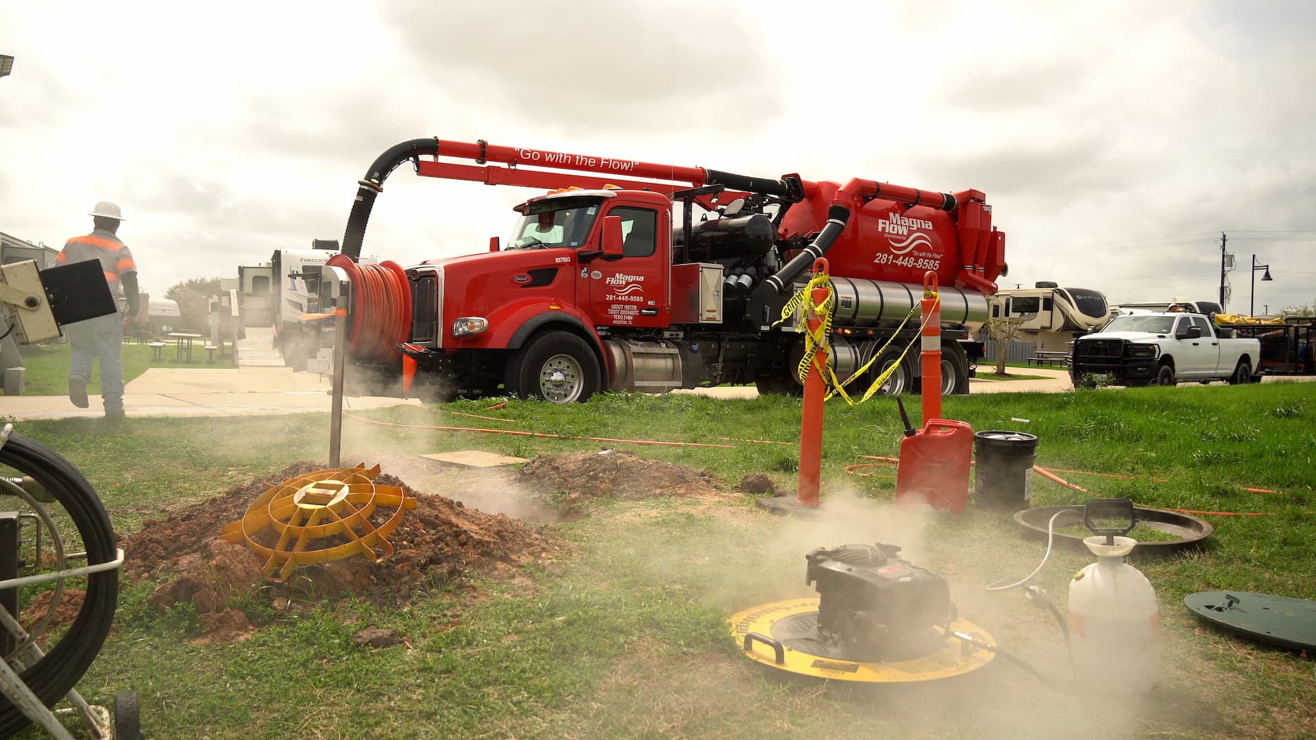 Smoke testing for inflow and infiltration investigation