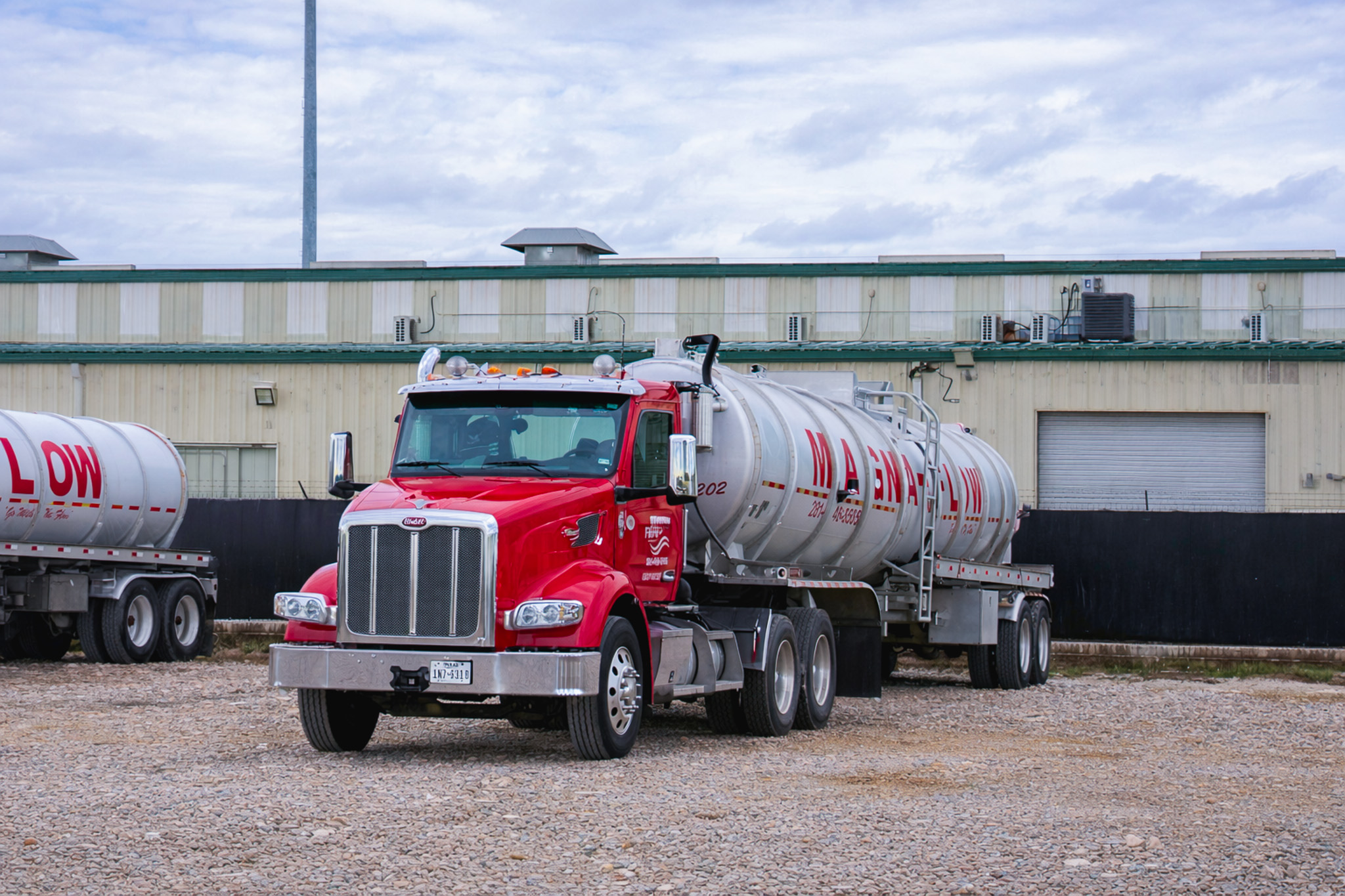 Non-hazardous liquid waste hauling for industrial facilities